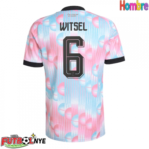 Camiseta Bélgica Axel Witsel #6 Visitante Equipación Mundial 2026 manga corta